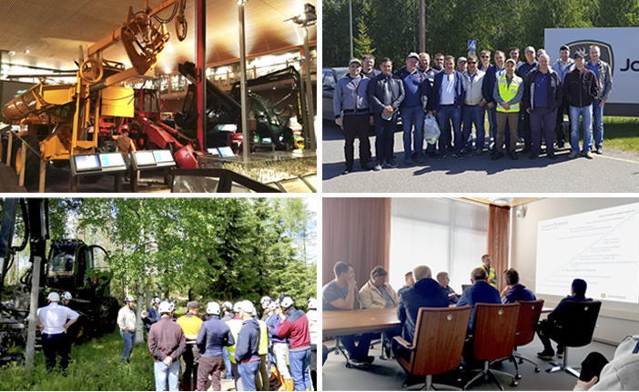 Российские лесозаготовители посетили заводы John Deere в Финляндии в Саранске
