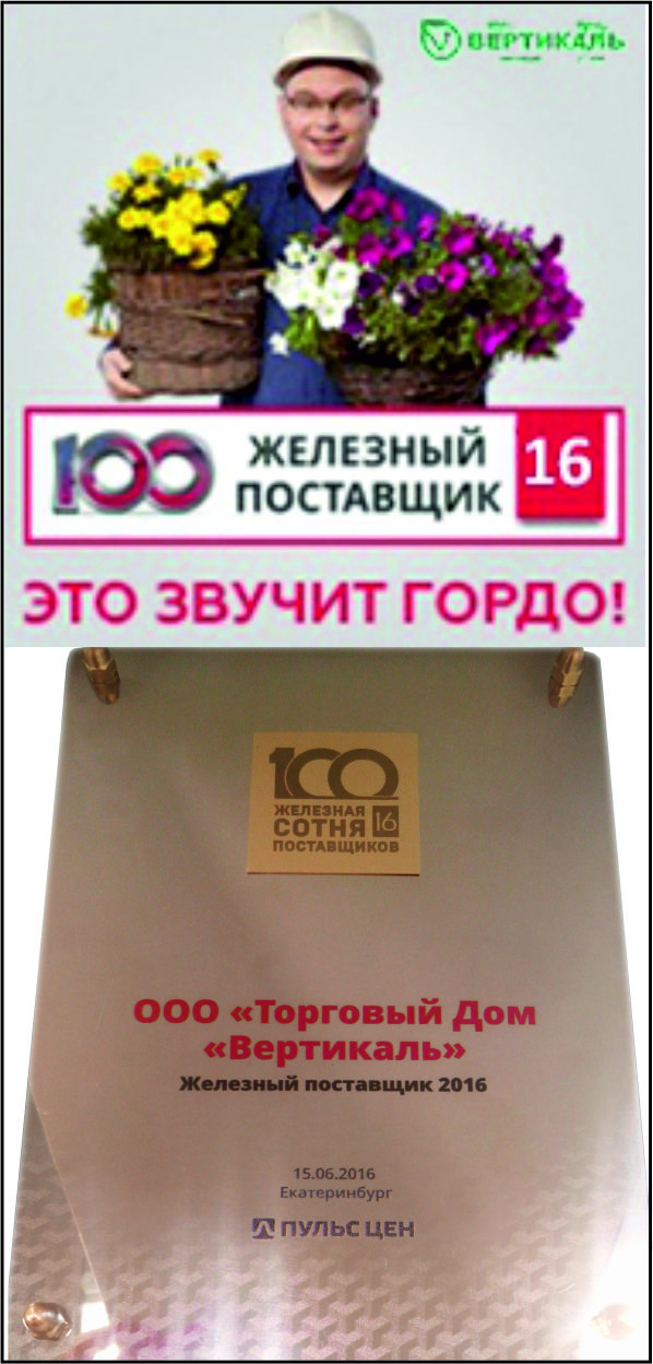 Торговый Дом «Вертикаль» вошел в сотню «железных» поставщиков России в Саранске